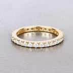 1.00 Carat Lab Grown Diamond 14K Yellow Gold Ring