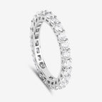 1.50 Carat Lab Grown Diamond 14K White Gold Ring