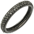 0.67 Carat Genuine TLB Diamond .925 Sterling Silver Ring